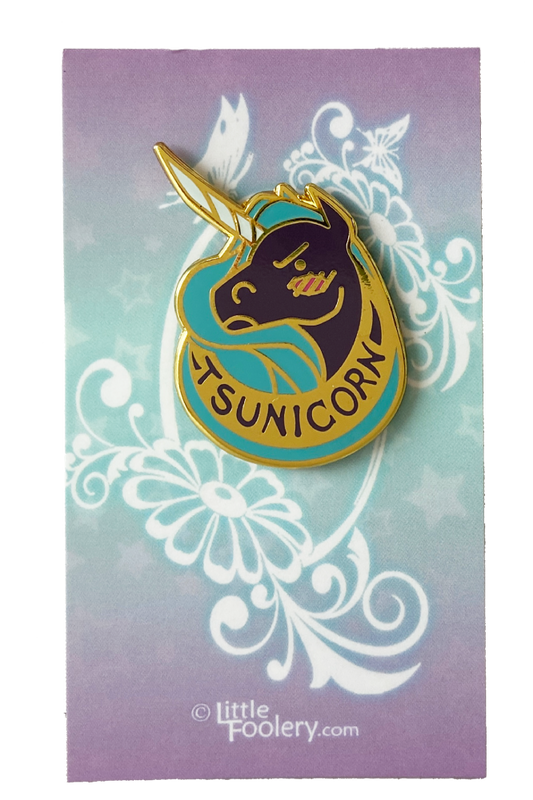 Tsunicorn Enamel Pin